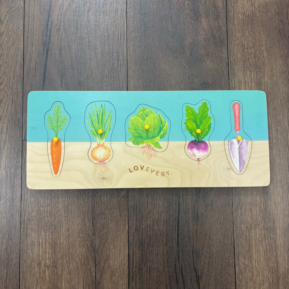 Lovevery Community Garden Wooden Puzzle